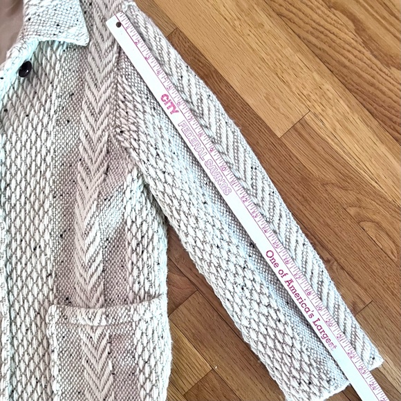 Blarney Woollen Mills Branigan Weavers Aran Sweater Coat Jacket (S) Rare Vintage - Picture 13 of 16